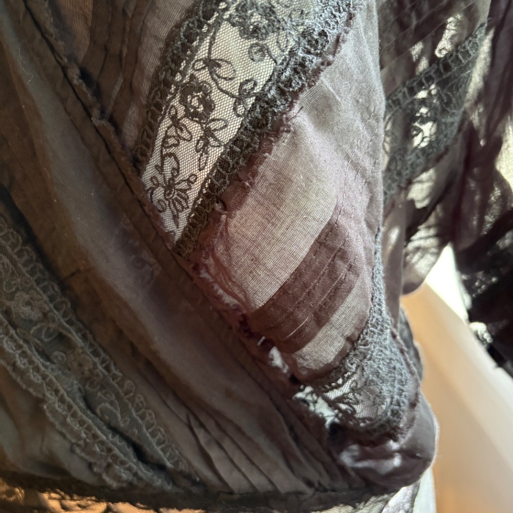Free People Semi Shear Blouse - Picture 3 of 12